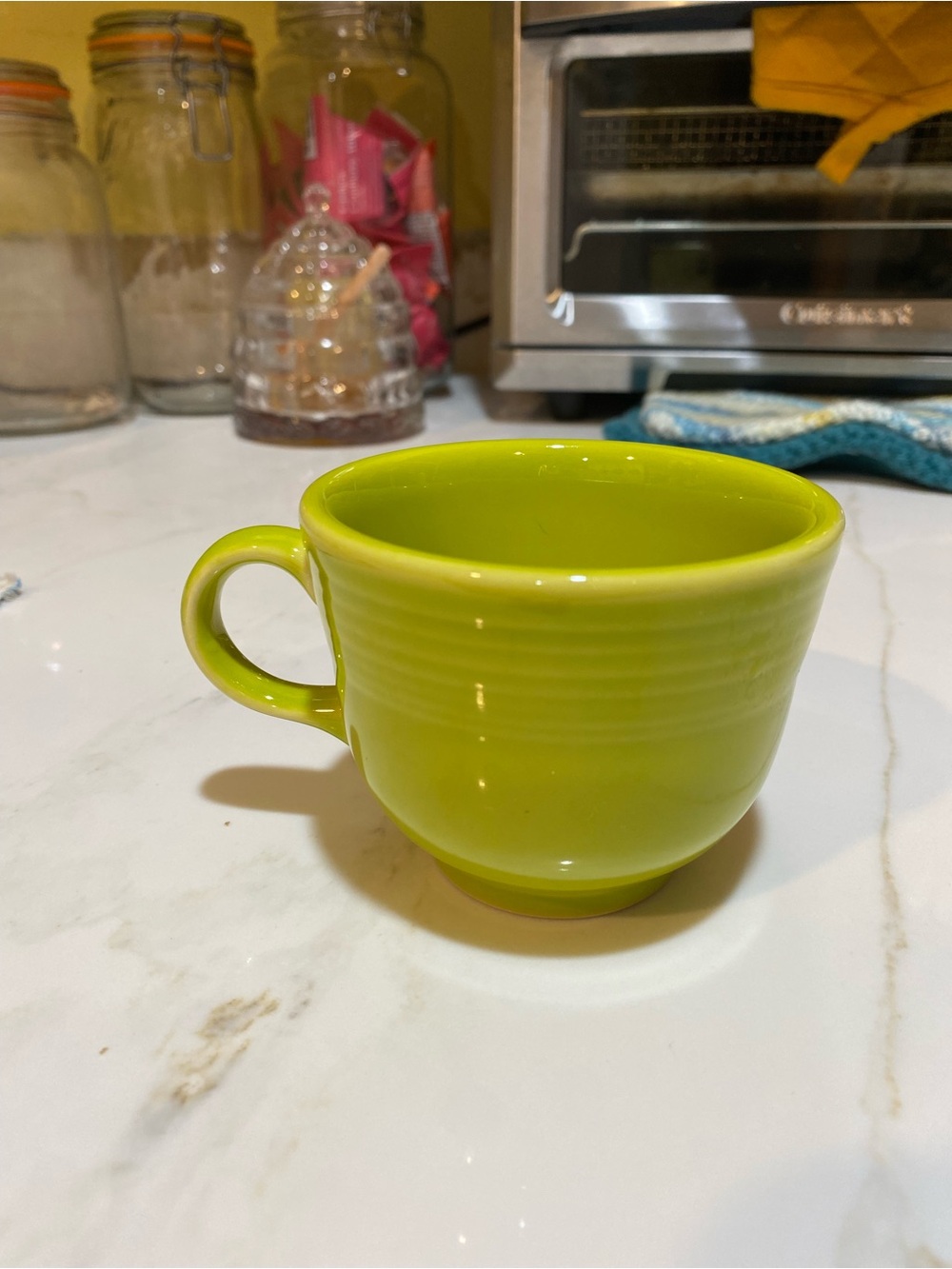 Homer Laughlin Fiesta Chartreuse Ceramic Cup